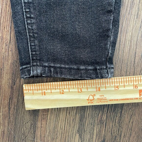 Judy Blue Jeans Womens 13/31 Black Skinny Fit High Rise Dark Wash Stretch - Picture 11 of 12